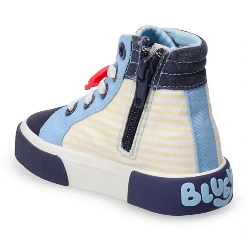 Bluey Toddler Boy High Top Sneakers size 9 - Picture 2 of 9